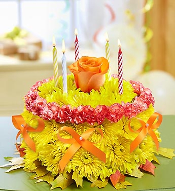 Birthday Flower CakeÂ® for Fall