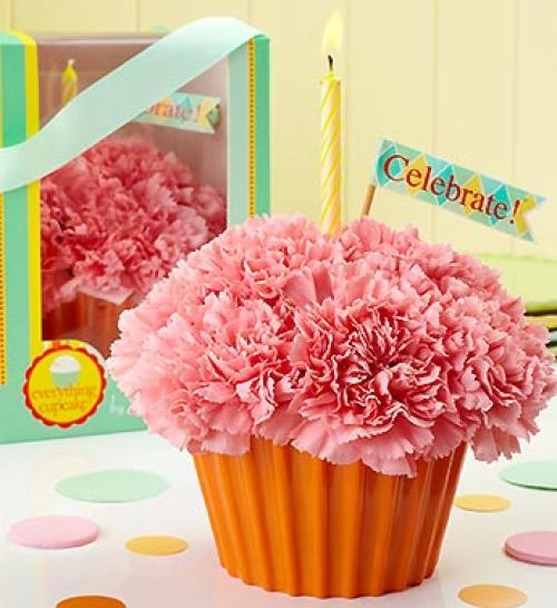Cupcake in Bloom Pink