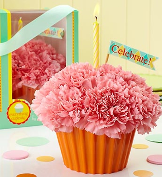 Cupcake in Bloom Pink