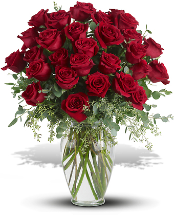 Forever Beloved - 30 Long Stemmed Premium Red Roses